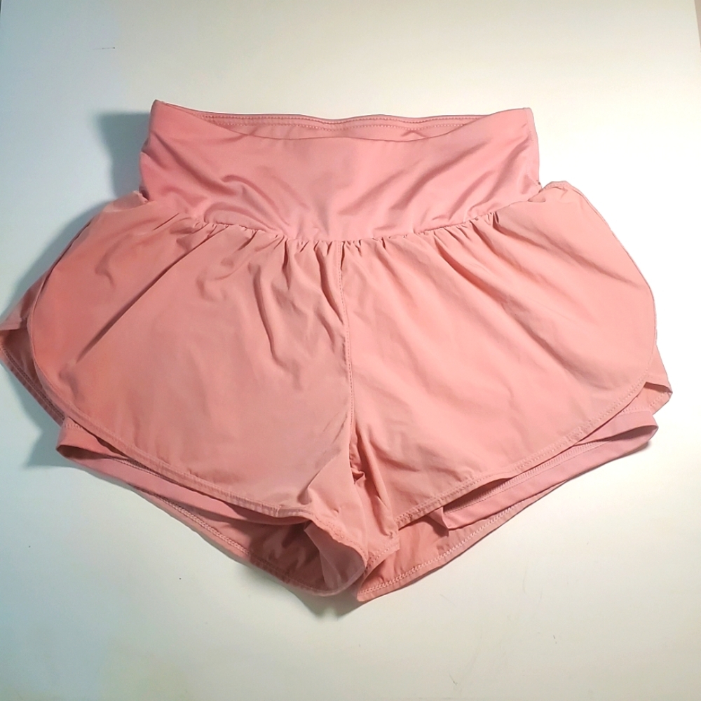 Cadmus Women's 2 in 1 High Waist Workout Athletic Gym Running Shorts Size Sm EUC